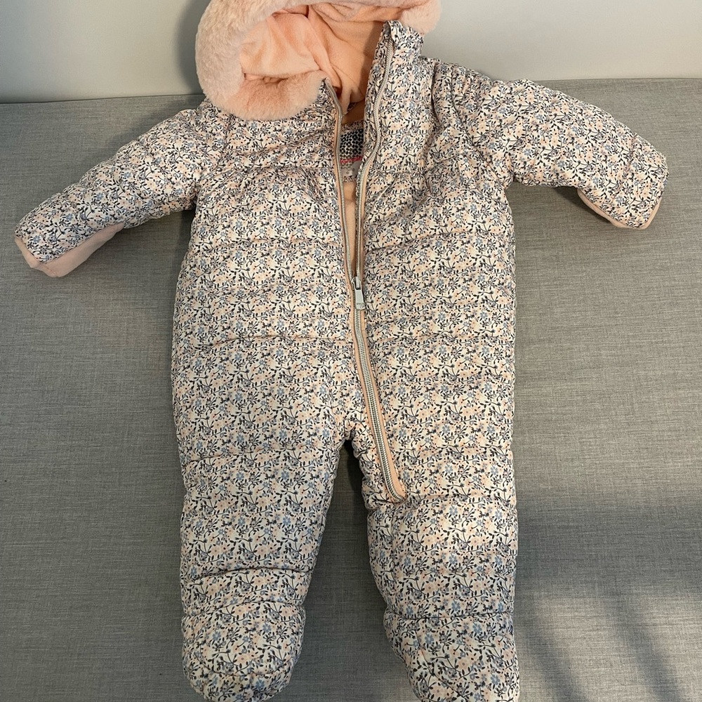 Baby girl snow suite